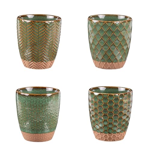 Table Passion - Coffret de 4 gobelets Jaspe 20 cl vert