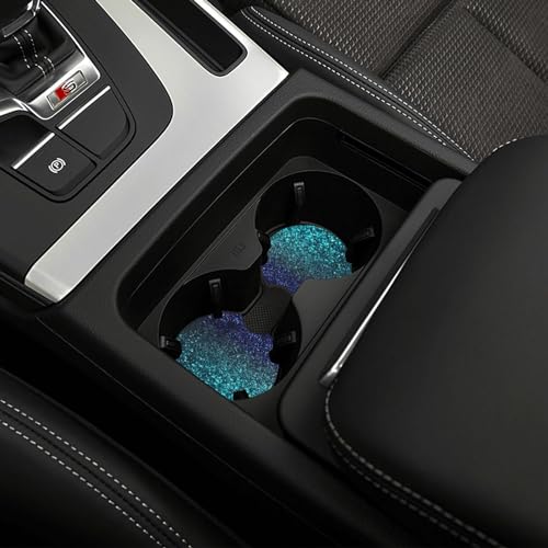 Portavasos para auto 2 uds, neopreno negro, universal miniatura 6