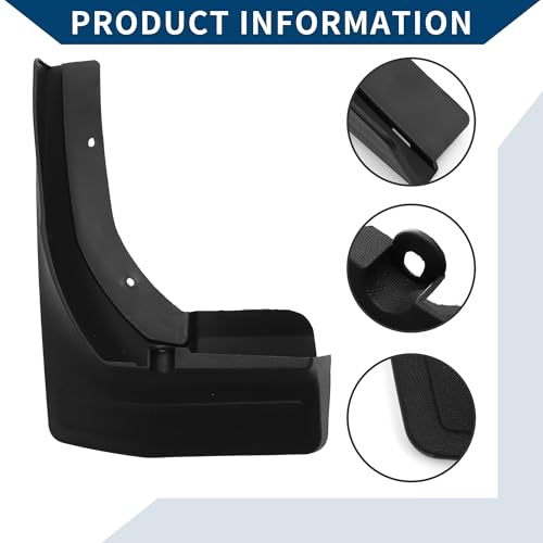 Image of Mud Flaps Splash Guards W /Mount Accessories for Mercedes-Benz GLS450 GLS550 X166 2015-2019 Front and Rear Mud Guards 1 Set