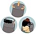ZzzBand -Travel Pillow Alternative Airline Pilot Created - The Necks Best Thing to First Class ® - One Size Black - Patented