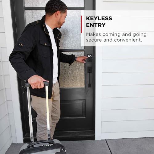 Kwikset Powerbolt 240 5-Button Keypad Matte Black Contemporary Electronic Deadbolt Door Lock, Featuring Convenient Keyless Entry, Customizable User Codes and Auto-Locking - image 3