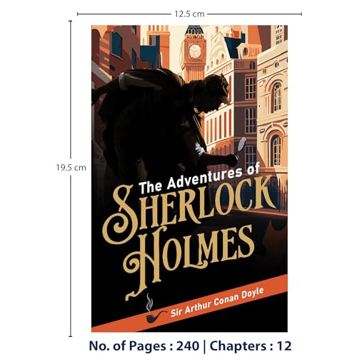 Image of The Adventures of Sherlock Holmes | Unabridged (192 Pages) | Detective Fiction Mystery Novel for Readers of All Ages by Arthur Conan Doyle