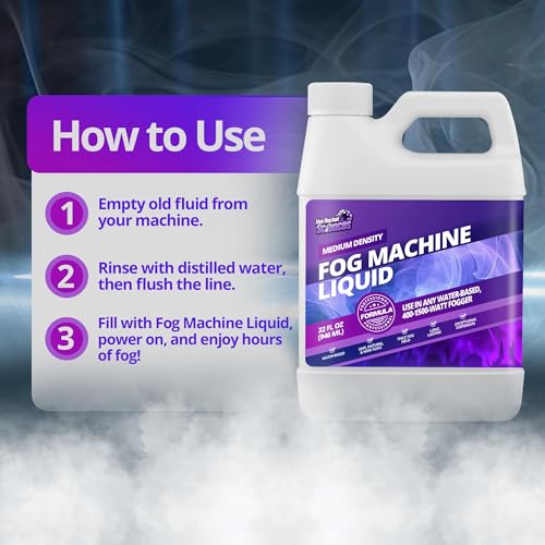 Liquide pour machine à brouillard à base d'eau durable haut rendement - 7