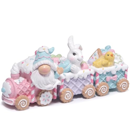 Lapin de Pâques et train décoratif Hodao : la solution pour une table festive réussie