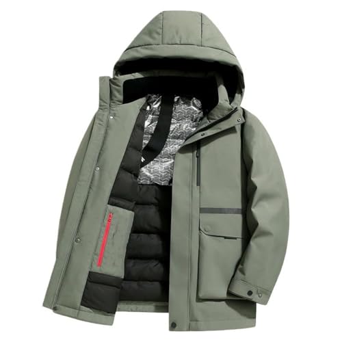 Manteau d'hiver pour homme idéal pour le trajet bureau et les sorties