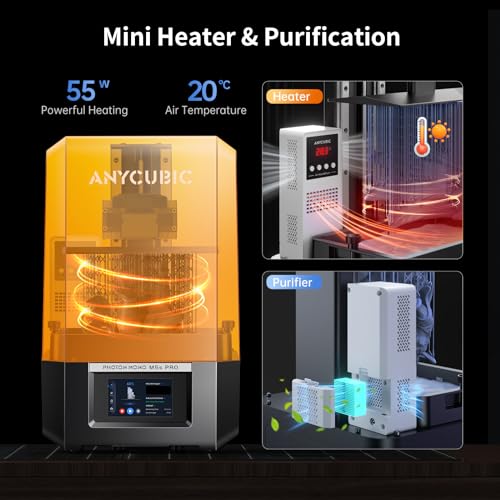 ANYCUBIC Photon Mono M5s Pro Resin 3D Printer, 10.1'' 14K HD Mono LCD, 3X High Speed Printing, Leveling-Free&Intelligent Detection, Large Printing Size of 8.81 x 4.98 x 7.87 Inch 5 ANYCUBIC Photon Mono M5s Pro Resin 3D Printer, 10.1'' 14K HD Mono LCD, 3X High Speed Printing, Leveling-Free&Intelligent Detection, Large Printing Size of 8.81 x 4.98 x 7.87 Inch - Image 3