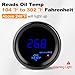 JDMEXEV 104-302℉ Oil Temp Temperature Gauge Meter Kit 2inch 52mm DC12V for Boat Marine Car Truck Vehicle Automotive