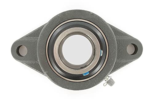 SKF Adapter Bearing Housing Flange Mount Stamping Relubricatable Pressed Seal Pillow Block Style Rugged Steel for Output Shafts, Farming Equipment, Industrial or Marine - 47MST