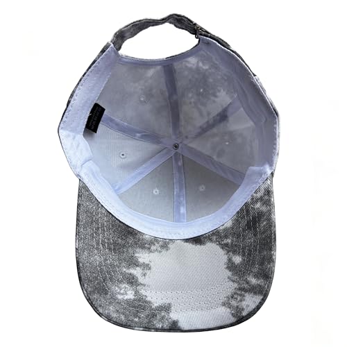 Gorra beisbol unisex con diseño tie-dye ajustable miniatura 7