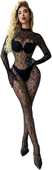 Fishnet Bodysuit Full Body Stockings For Women Bodystockings One Piece Outfit Lingerie