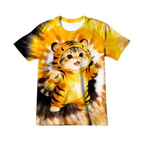 Image of Graphic Kids Tie Dye Shirt Size 4-10