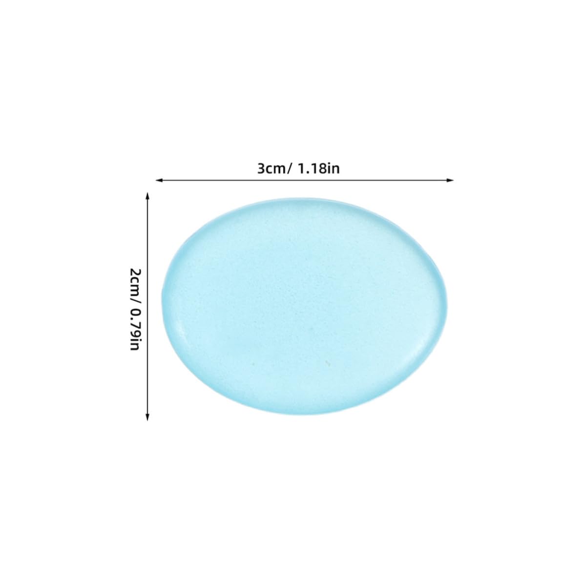 300pcs Blue Resin Glow in Dark Rocks Xmas for Aquarium Decor