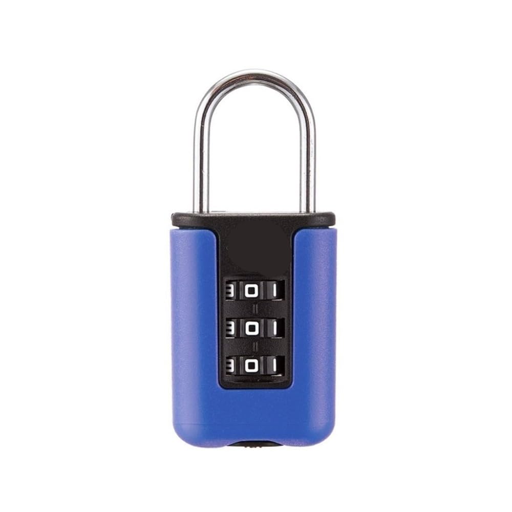 Gnyvzxplq A6 Suitcase Locks, Tsa 3 Digit Coded Combination Padlock For Luggage Travel(A6)