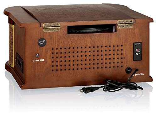 Roadstar HIF-1996D+BT Tourne-Disque en Bois 33,45,78 TR/Min, Dab, Dab +, FM, 40 W, CD, CD-R, CD-RW, Avance Rapide… - Les Beatles, Paul McCartney, John Lennon, RIngo Starr, George Harrison Roadstar HIF-1996D+BT Tourne-Disque en Bois 33,45,78 TR/Min, Dab, Dab +, FM, 40 W, CD, CD-R, CD-RW, Avance Rapide… – Image 5