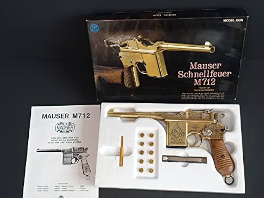 マルシン モーゼルガスガン 可動品 美品 ガスガン マルシン モーゼルM712 ショートバレル Wディープ