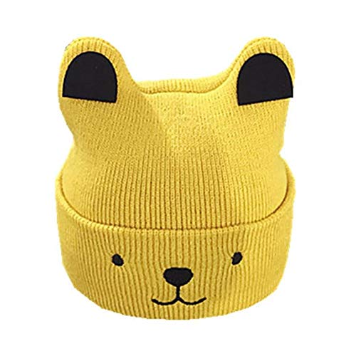 Preisvergleich Produktbild Austinstore Damen Strickmütze Einheitsgröße Gr. Einheitsgröße, gelb