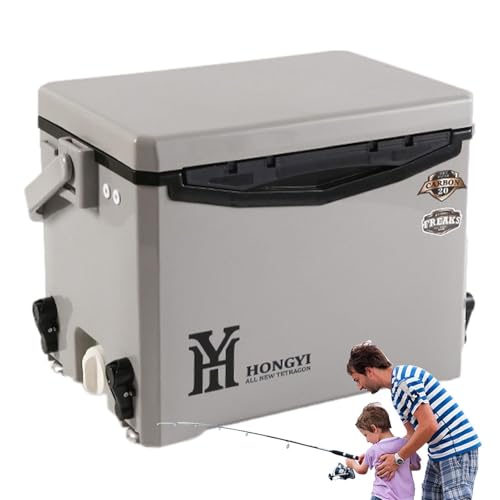 Enfriador de lados duros, portátil ultraligero, enfriador de viaje para bebidas, picnics, barbacoas, barcos, mantiene las bebidas frías y frescas para aventuras y actividades al aire libre