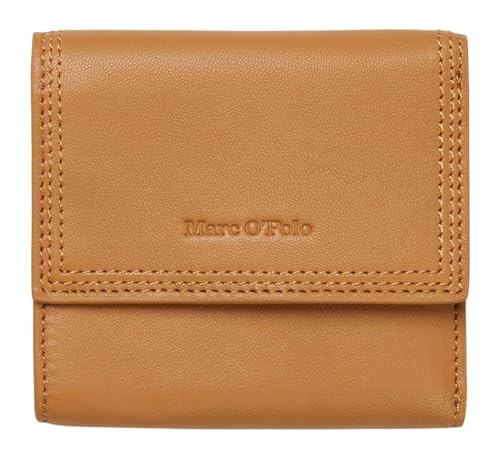 Marc O'Polo Judis portefeuille Camel en cuir pour femme compact