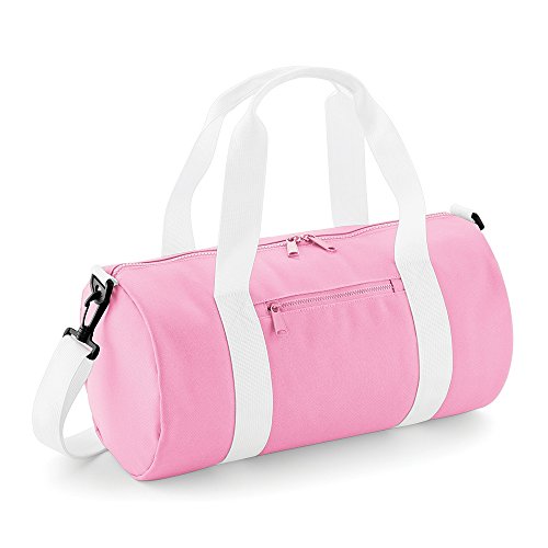 Mini Barrel Bag (One Size) (Classic Pink/White)