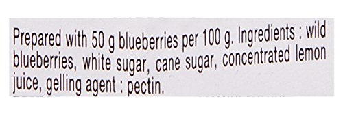 Image of Bonne Maman Wild Blueberry Preserve Fruit Jam, 13 oz ℮ 370 g