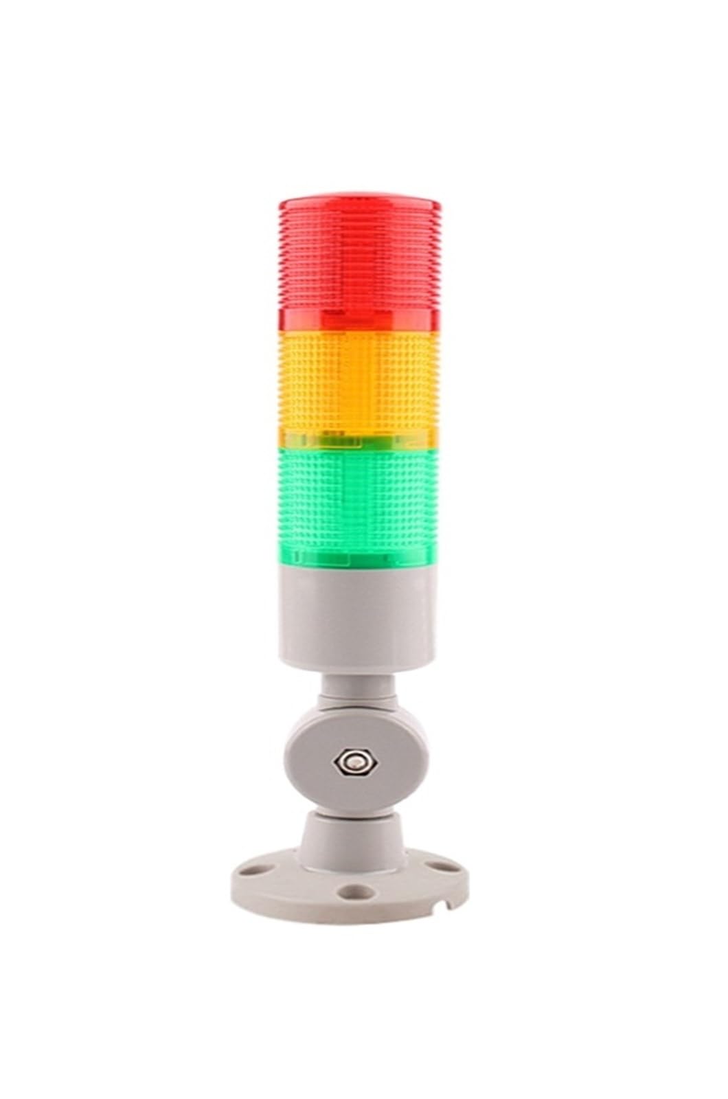 Multilayer Industrial Stack Light 3 Layers LED Signal Tower Alarm Machinery Caution Safety Light with Swivel Base(Multi)