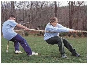 100' 1 1/2" Diameter Polyplus Competition Tug of War Rope