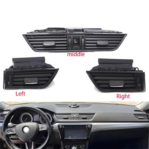 Grille de ventilation ABS robuste pour climatisation Skoda Superb - 2