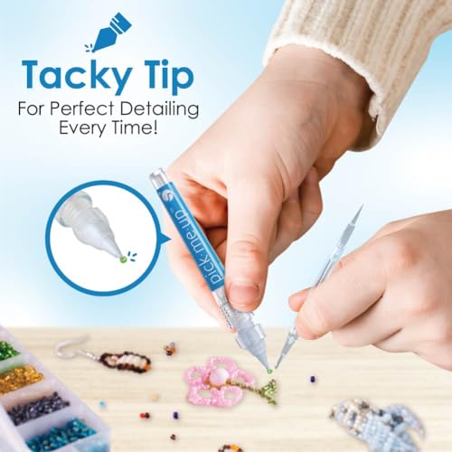 Silhouette Blade Replacement for Cameo 4 and 5 and Pick Me Up Pen - Blade Replacement and Tacky-Tip Rhinestone Applicator Tool for Nail Art, Diamond Painting, and Craft Projects - Thumbnail 4