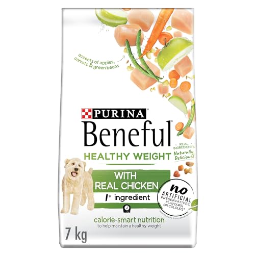 Beneful Healthy Weight Dry Dog Food, Real Chicken – 7 kg Bag