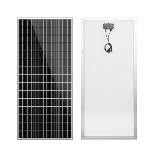Image of Newpowa 180W(Watt) 9BB Solar Panel 12V Monocrystalline High Efficiency PV Module Off Grid for RV Trailer Camper Rooftop