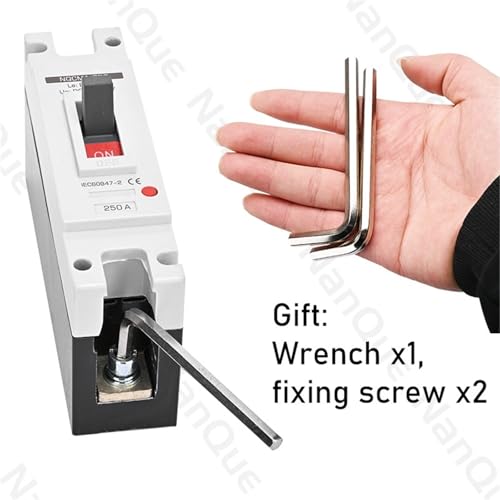 Disjoncteur MCCB DC pour sécuriser les surcharges de parc batterie 250V 400A - 6