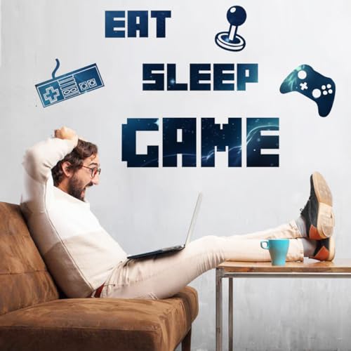 Vinilo decorativo para pared gamer 30x90 cm miniatura 6