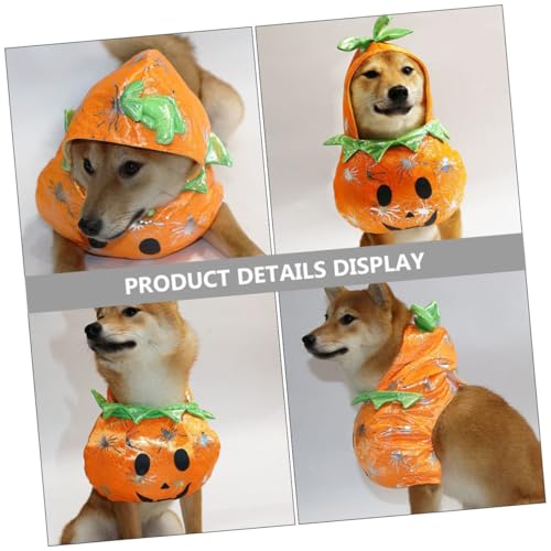 Disfraz de Calabaza Halloween para Perros y Gatos miniatura 3
