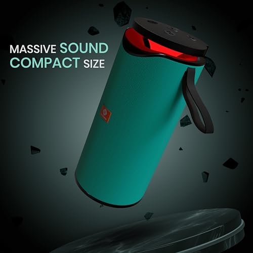 Image of MAKPOWER BEAT Box 10W Bluetooth Speaker - Wireless, Portable, Premium Bass, 4 Hours Playtime, Built-in Mic, TF /USB Support - Perfect for Outdoor, Home, Travel & Parties (Green)