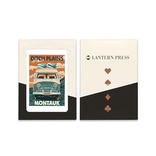 Montauk, New York, Ditch Plains, Letterpress, Camper Van miniatura 4