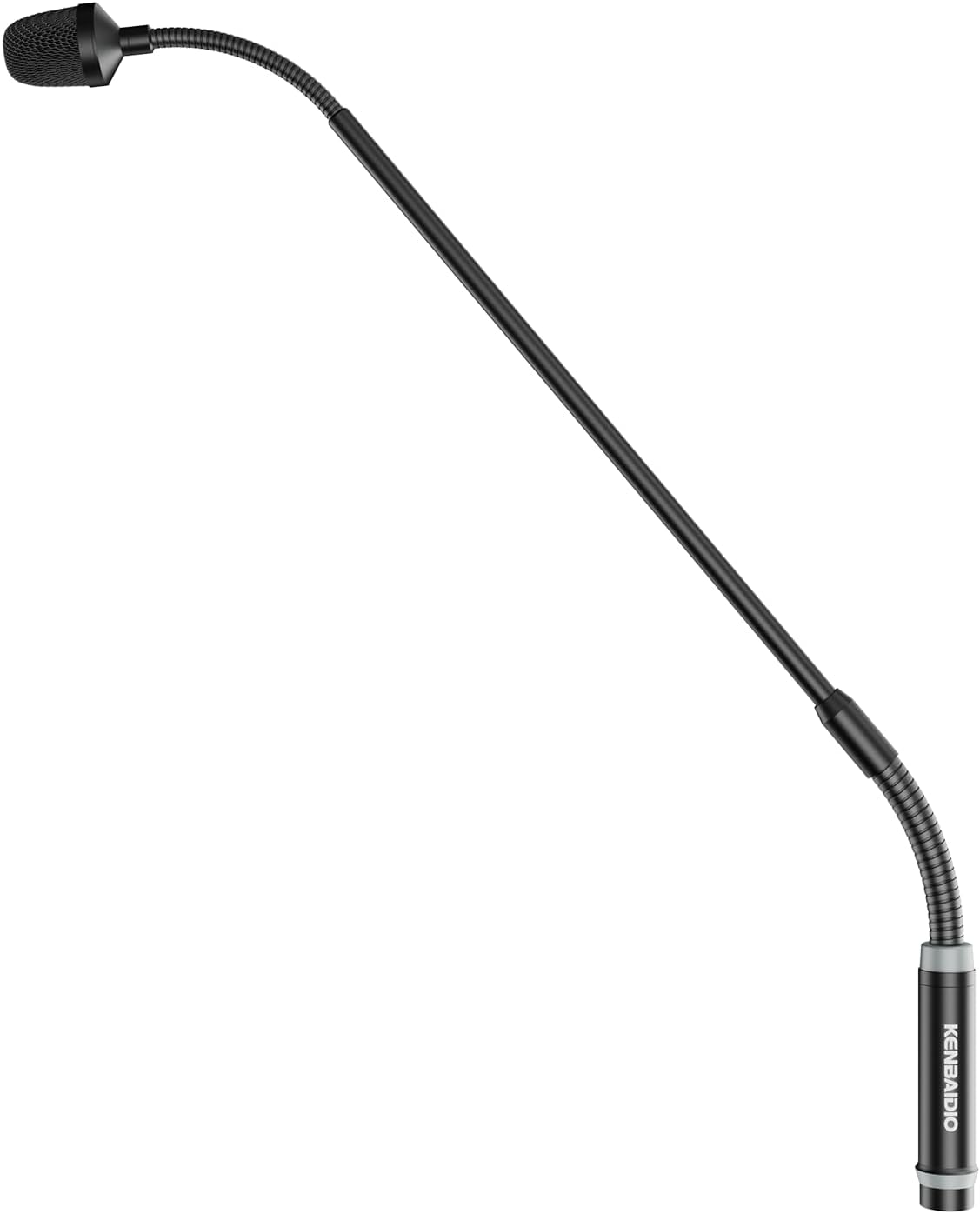 Gooseneck Microphone 23 Inch DJ Mic Professional Dynamic Bob Barker Microphone for Audio Mixer,Dedicated Disc,Shouting,KTV Bar,Podium,Conference,Metal Supports 360°Rotation,Bending,3-pin XLR