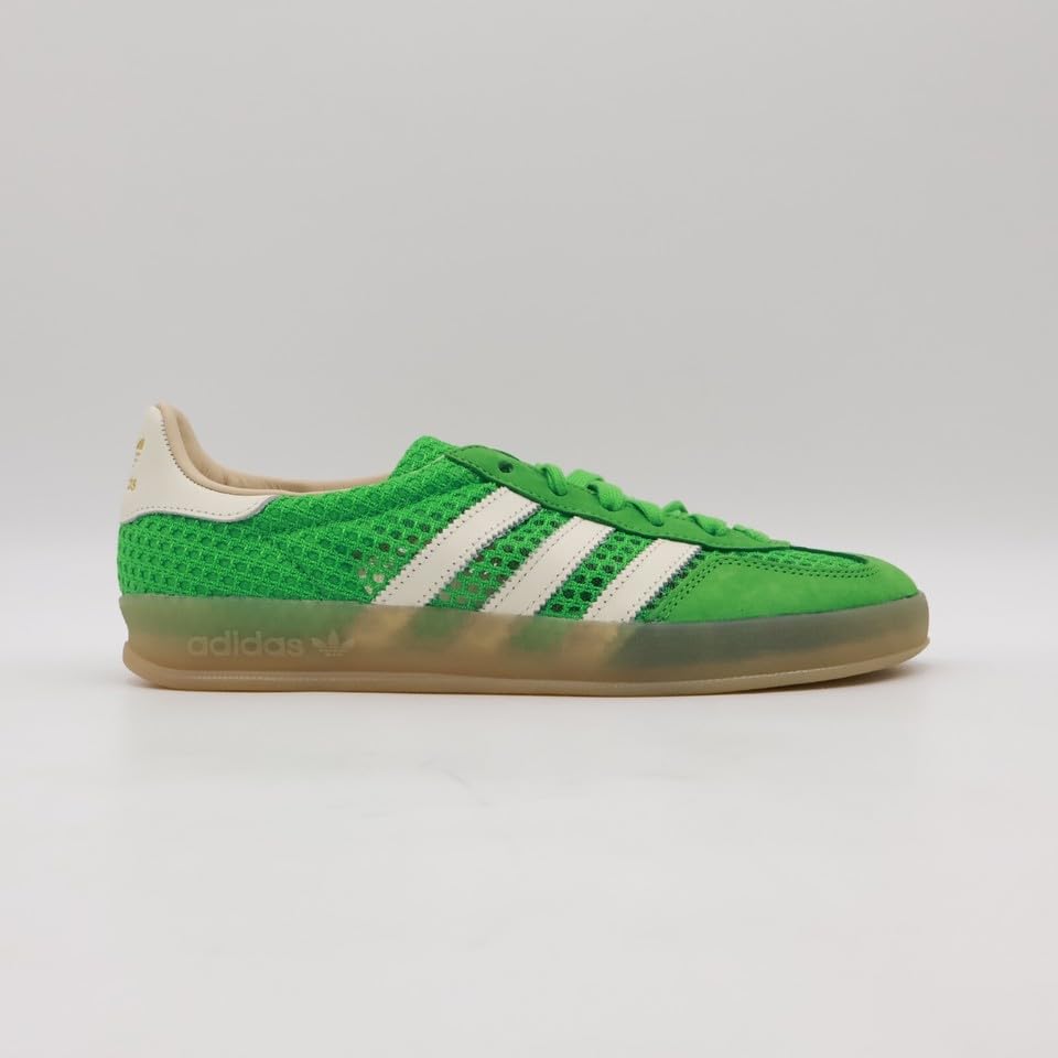 Image of Adidas Men's Gazelle Indoor Energy greenOff White /Magic Beige 12 US