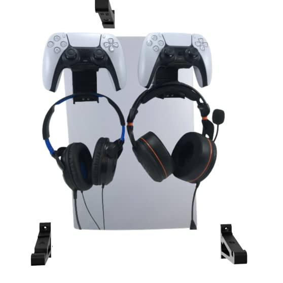 Support mural PS5 Digital noir kit de fixation pour PlayStation 5 console avec vis bracket