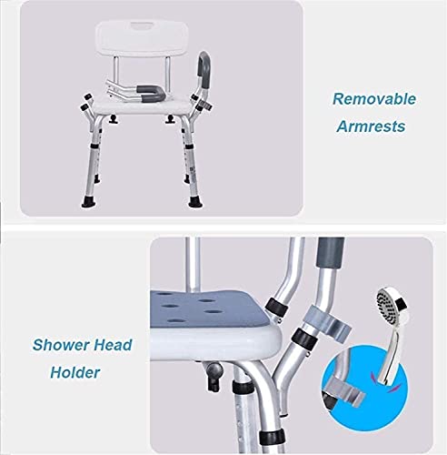 Chaise de douche ergonomique et tabouret de bain réglable pour seniors