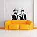jiuyaomai Pegatinas clásicas Jules y Vincent Pulp Fiction Movie Wall Art Decal Decor Mural Sticker Vinyl Poster Home Decor 6 56x40cm