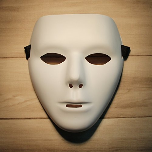 Jabbawockeez Hip-Hop Mask For Halloween Cosplay Costume Party - White #TOP1