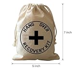 WH SIGNATURE Hangover Kit Bags for Bachelorette Party Favors, Bridal Shower Drawstring Bag, Wedding Welcome Gift Bag Supplies – Pack of 10