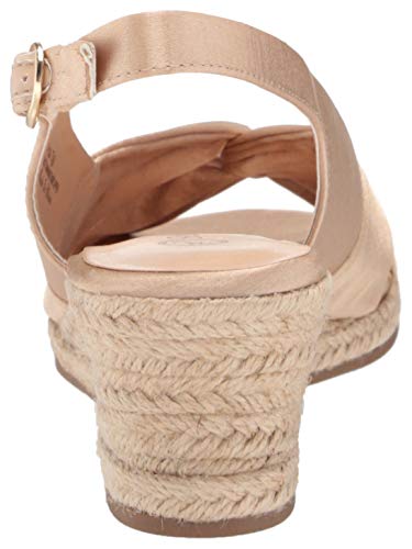 Bella Vita Women's Wedge Sandal, Natural Thai Silk Fabric, 8.5 Narrow #TOP2
