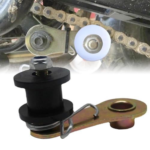 Tensor de corrente de bicicleta,Tensor de corrente de motocicleta | Roda tensora da corrente de tran