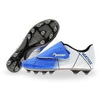 Precision Matrix Firm Ground Football Boots, Kids Laceless Secure Fit, Comfortable, Durable, Ideal for Junior Footballers, Size 9 UK Child