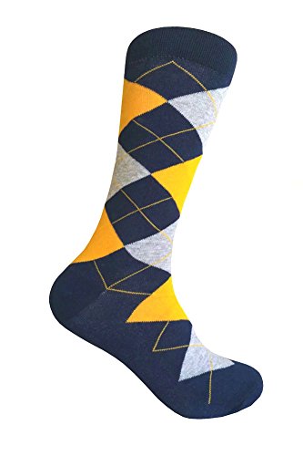 Triple M Plus Men's Navy Dress socks,One size fits most men; Sock Size 10-13.