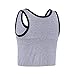 JARAZIN Women Transgender Tomboy FTM Pull On Closure Elastic Chest Binder Pullover Tank Top (XL, Grey)