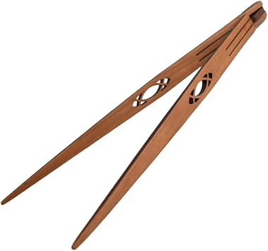 American Made Reversible Fold-Flat Spring Hinged Cherry Wood Chopsticks Cathedral Window Pattern