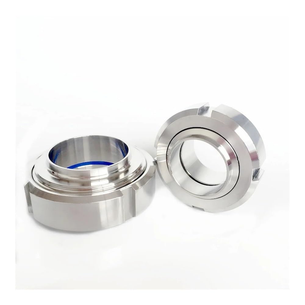 Ppozylpc T-Thread 3/4" 1" 1.5" 2" 3" 4" Pipe Od Sus 304 Stainless Sanitary Butt Welding On Socket Union Set Pipe Fitting(,63Mm)