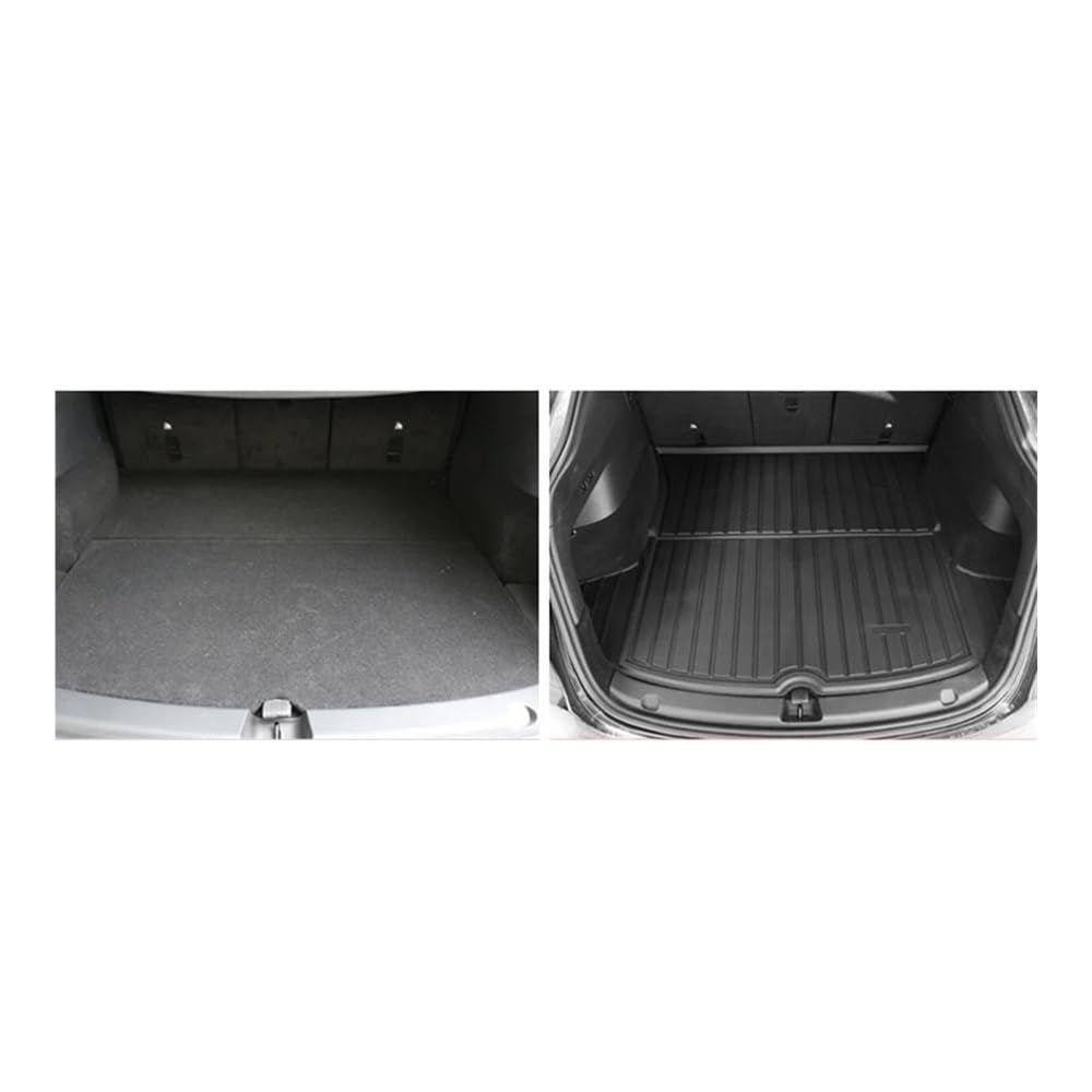 Gepäckmatte Kofferraummatte Auto Kofferraum Matte Für FIT Ge8 Hatch Für Jazz MK 2009 2010 2011 2012 2013 Zubehör Boden Fach Liner Fracht Boot Teppich Schlamm